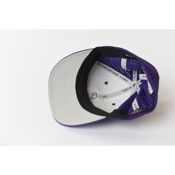 Philadelphia Phillies Fitted Hat S/M Purple Premium Line Brand Flexfit - Picture 7 of 7